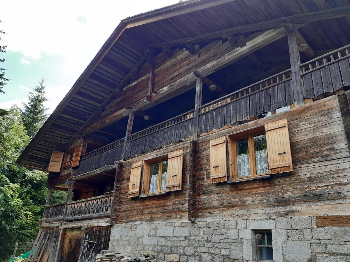 Charmieux Appartement En Chalet Typique Le Grand-Bornand Eksteriør billede